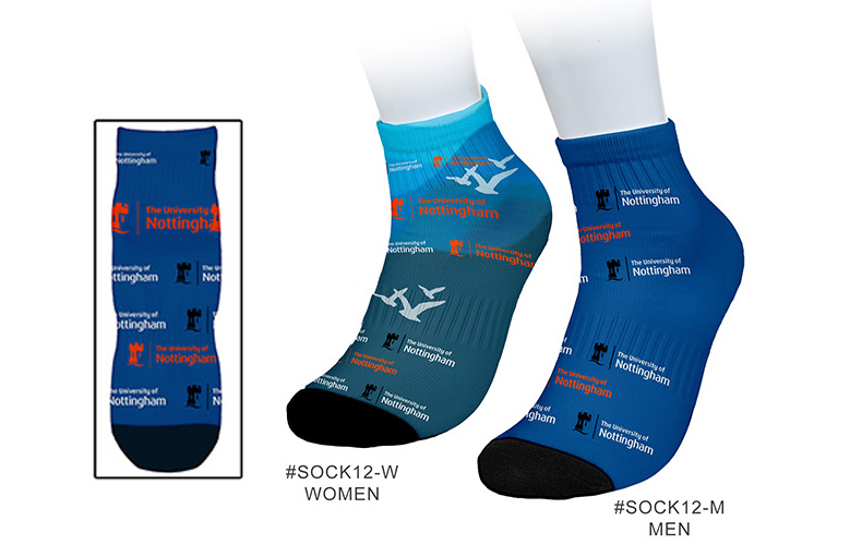Men's Full Color Sublimation Low-Cut Ankle Crew Socks